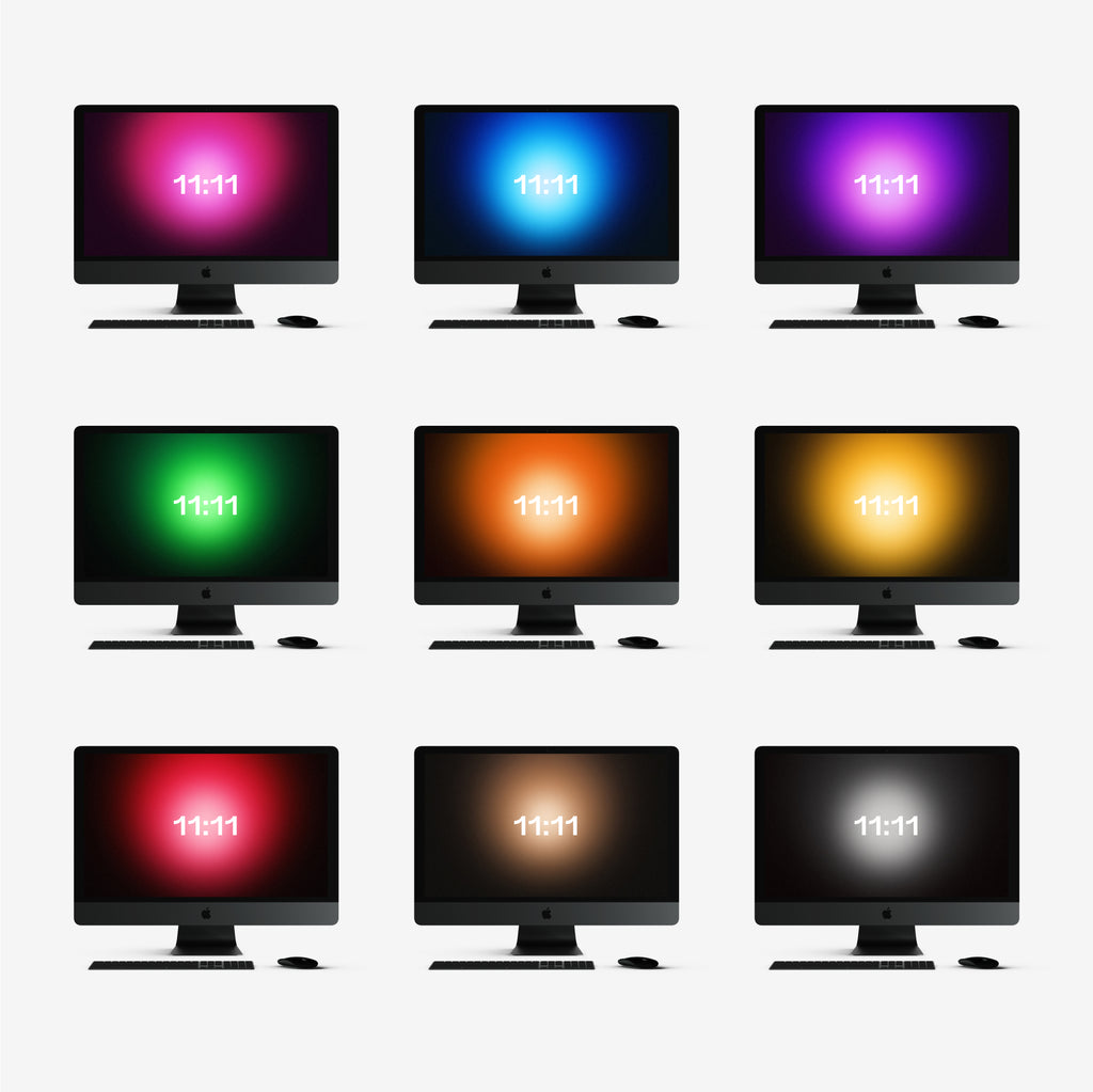 Aura Hues Orbs Dark Screensaver