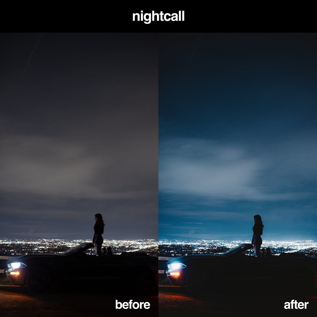 Nightcall Lightroom Preset