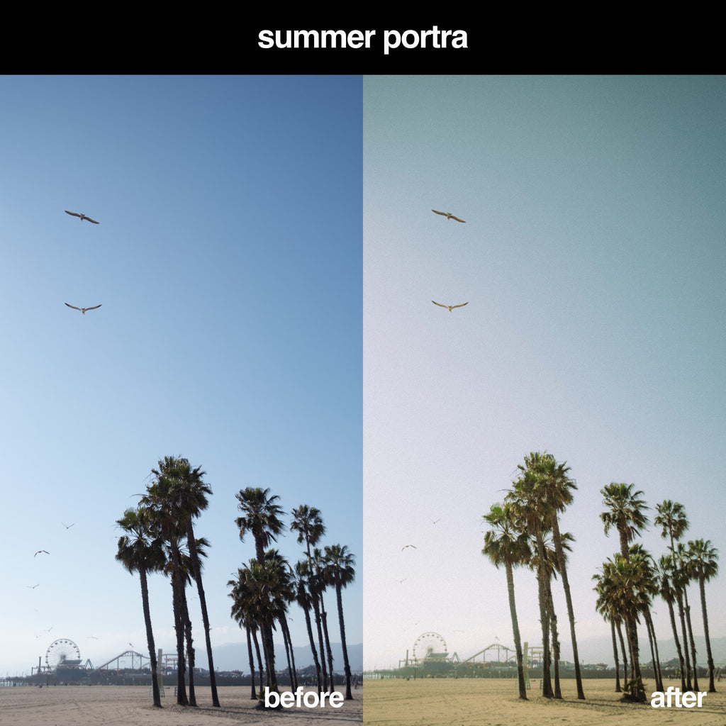 Free Portra 400 Beach Preset