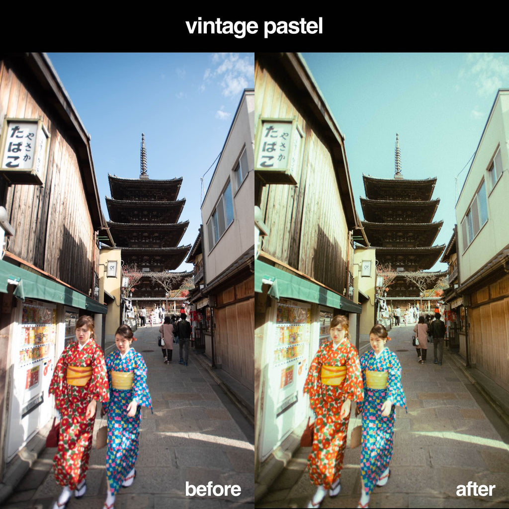 Vintage Pastel Lightroom Presets