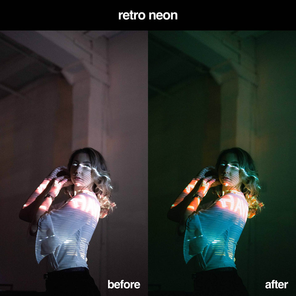 Retro Neon Presets for Lightroom