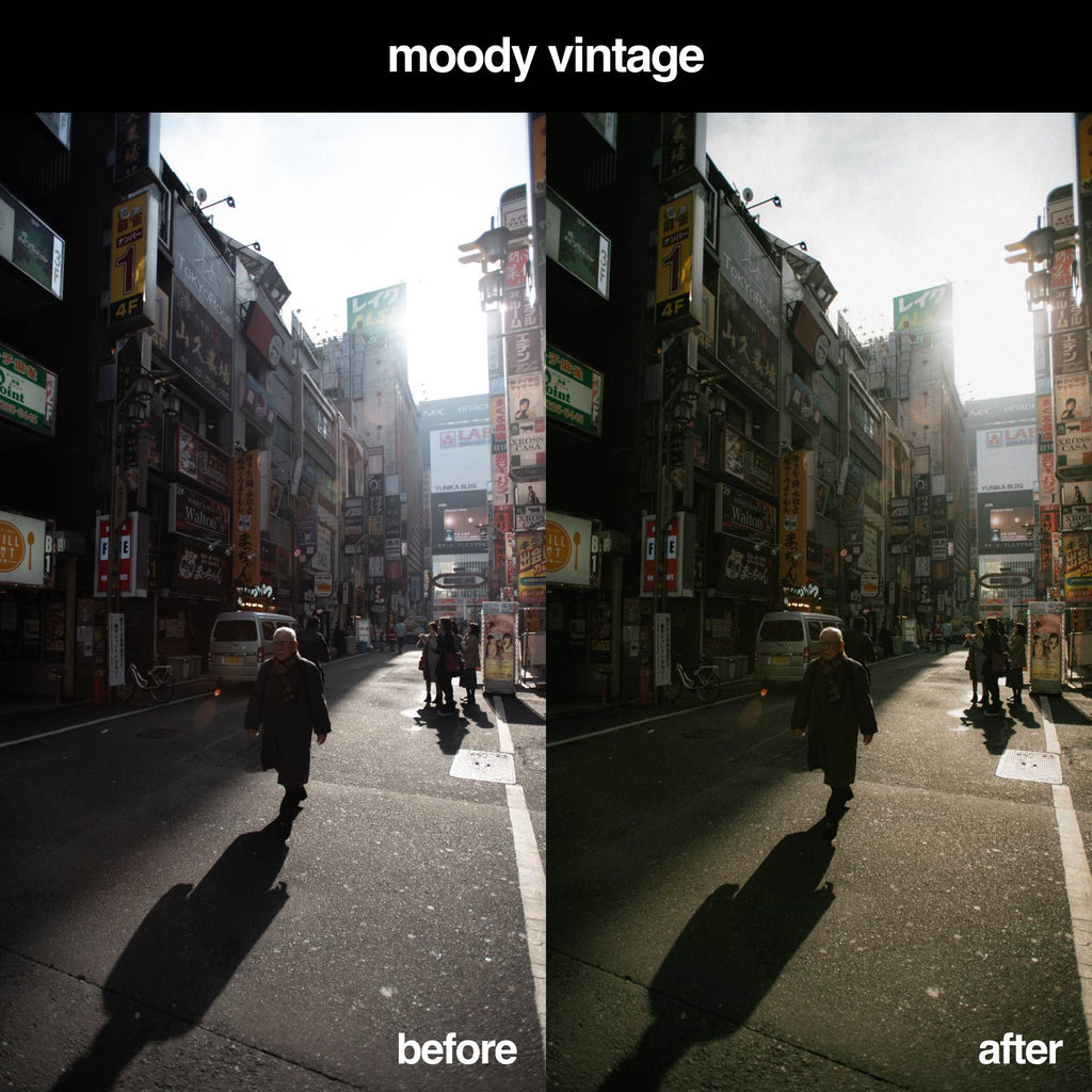 Moody Vintage Lightroom Presets