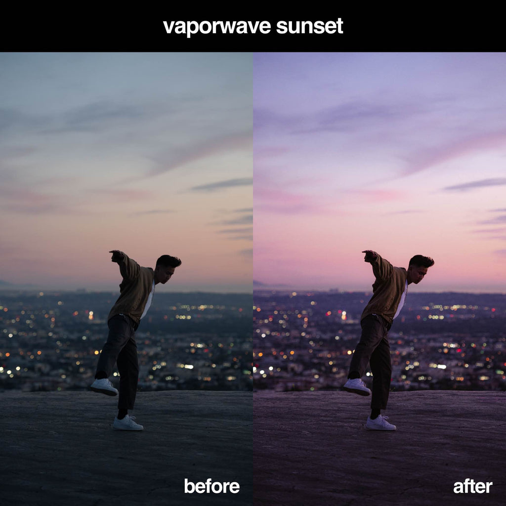 Vaporwave Sunset Preset