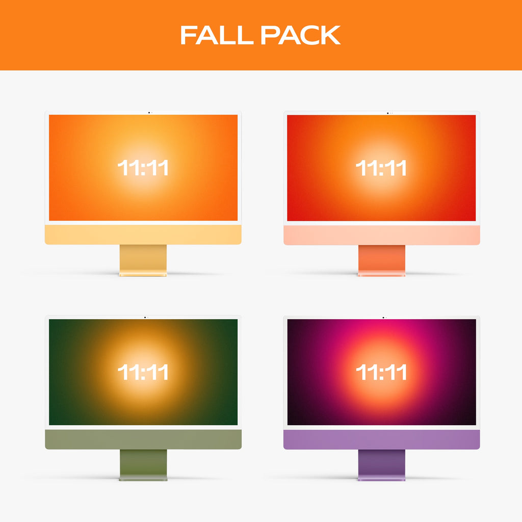 Aura Clock Fall Pack – Autumn Screensavers