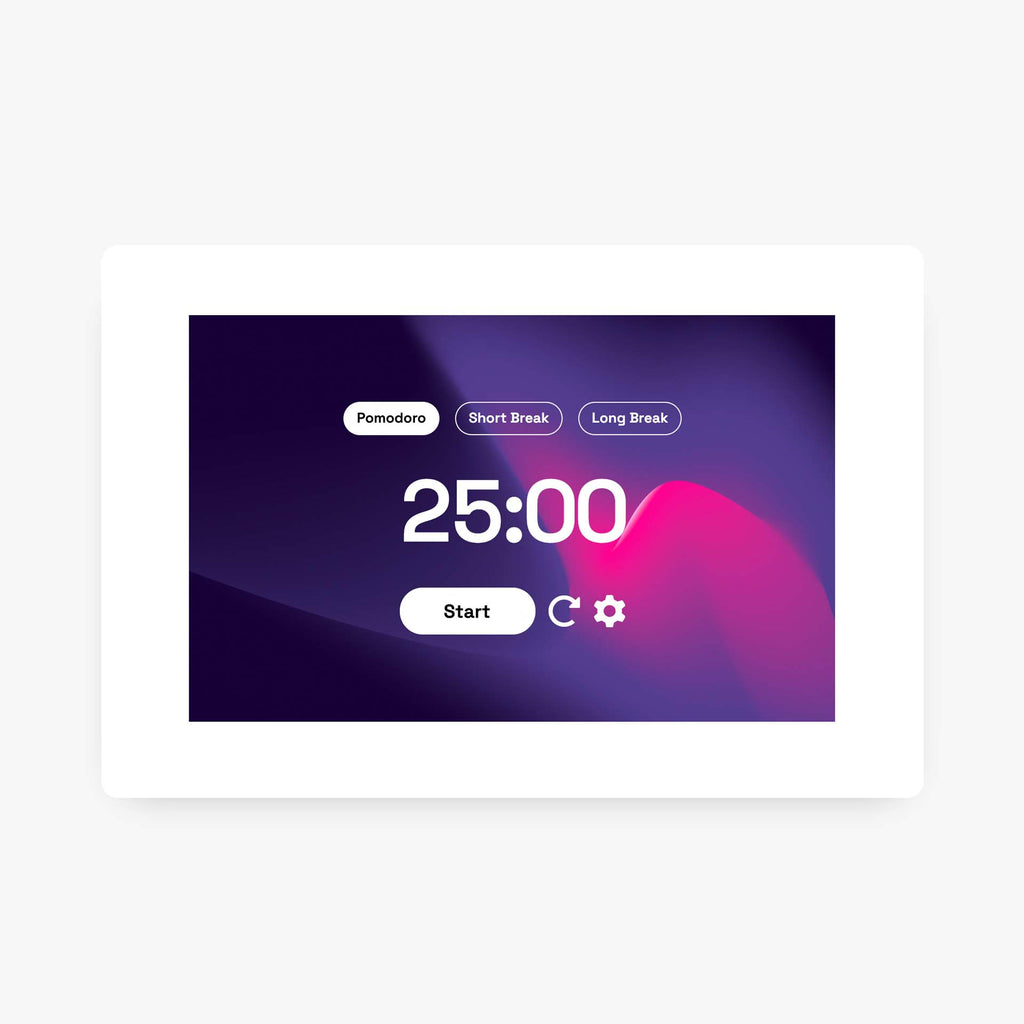 Minimalist Pomodoro Timer Notion Widget
