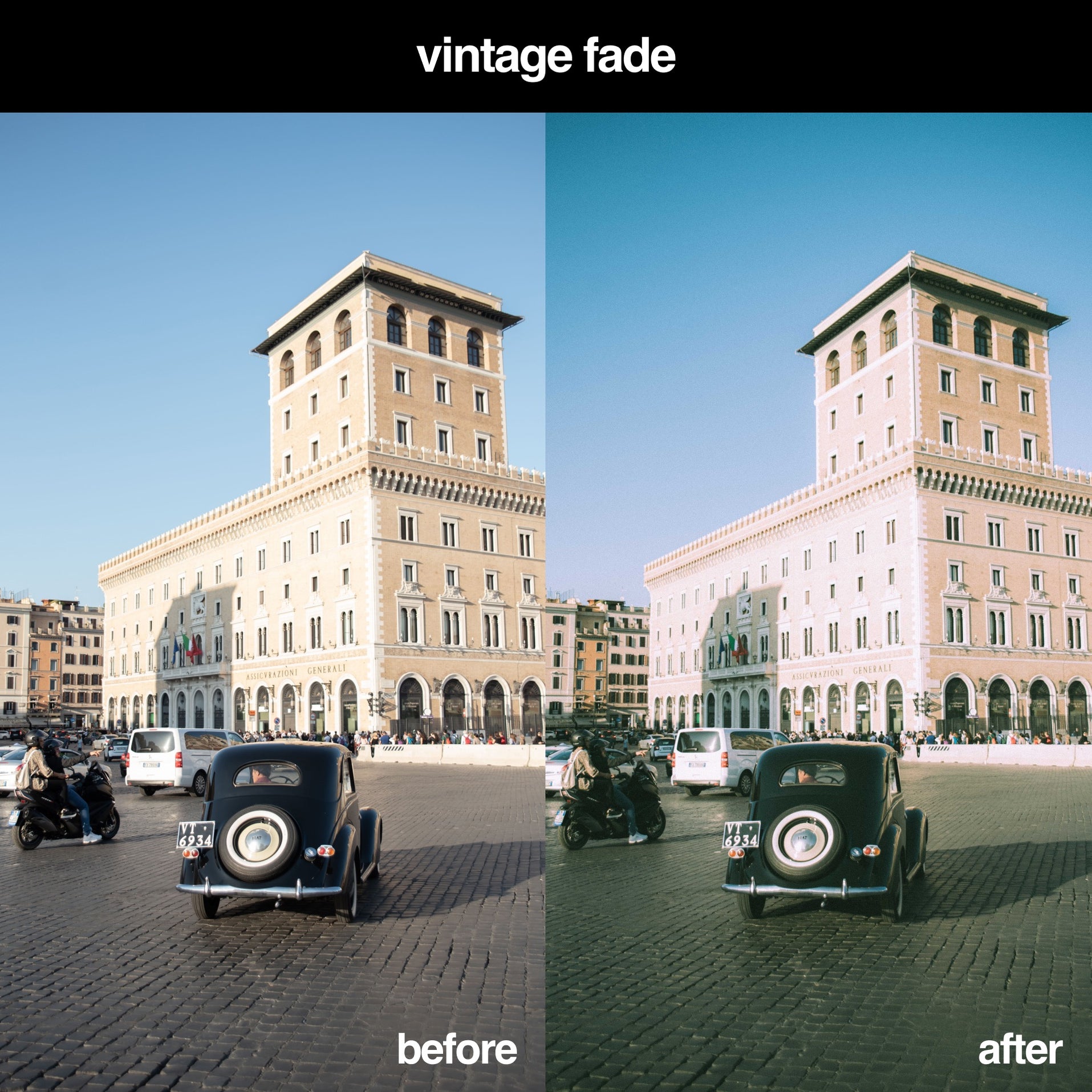 Disposable Camera Lightroom Preset Pack & Gridfiti