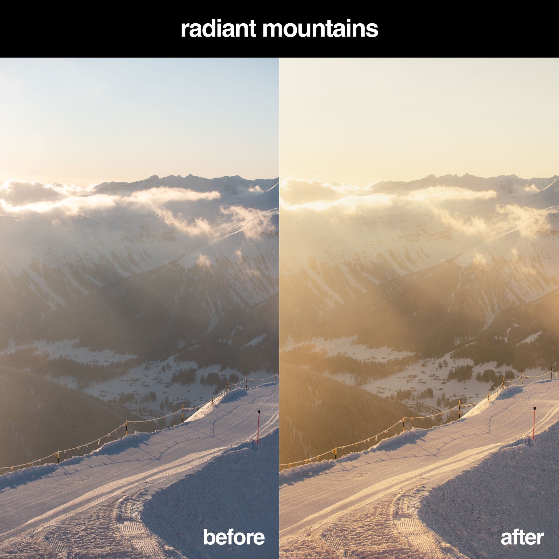 Golden Hour Lightroom Preset Pack & Gridfiti