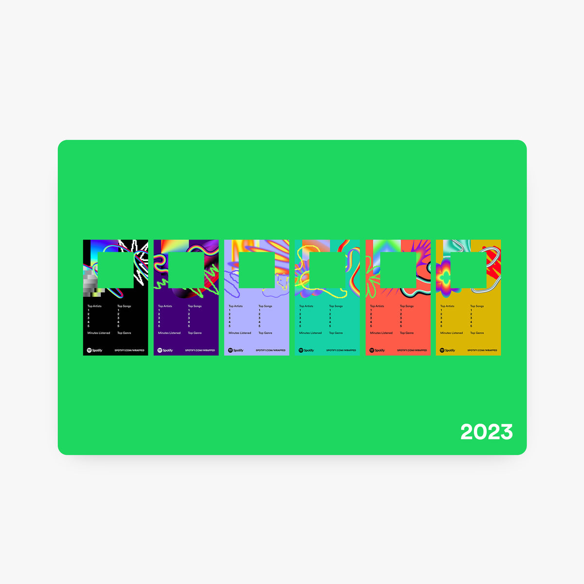 Spotify Wrapped 2025 Template Free Download