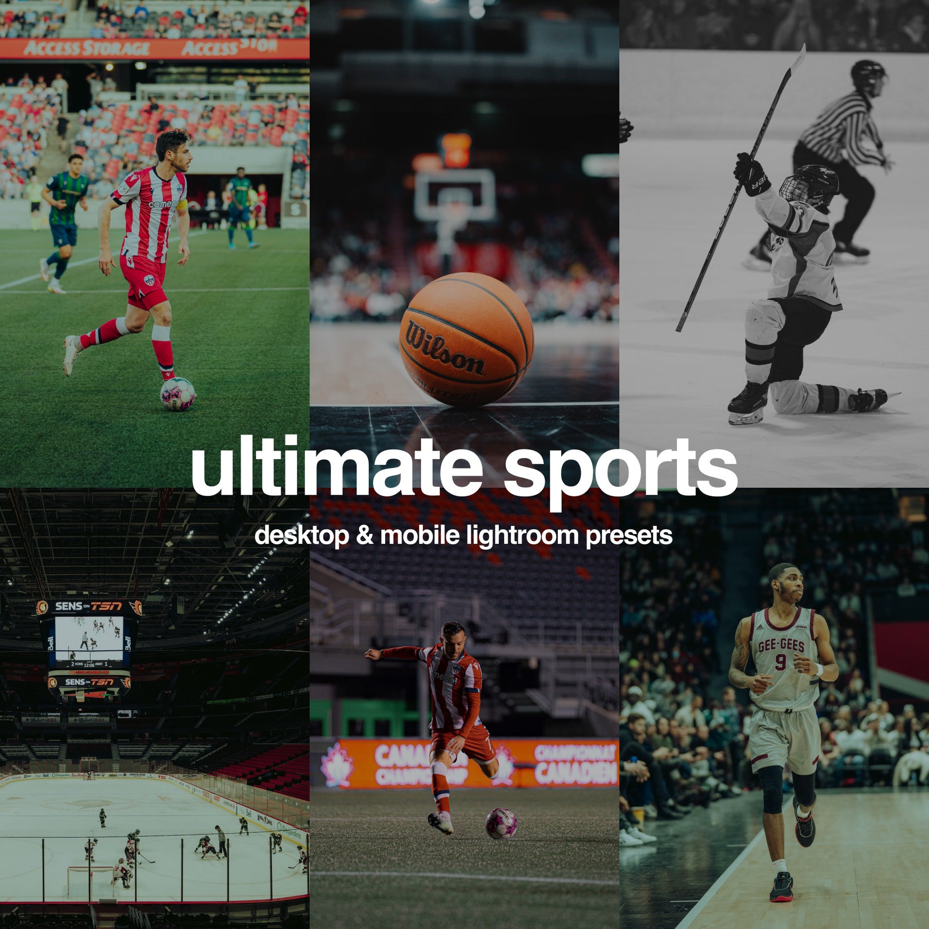 Sports Lightroom Preset Pack & Gridfiti