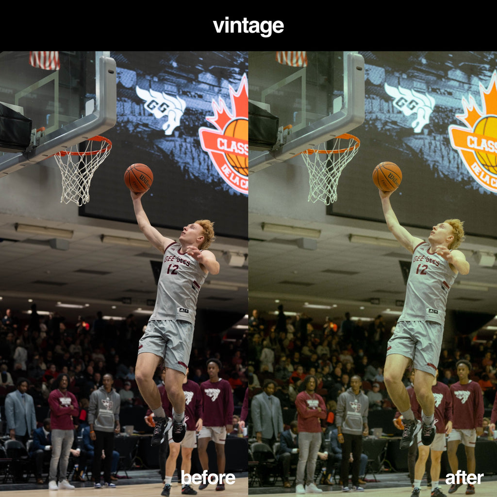 Vintage Sports Lightroom Presets