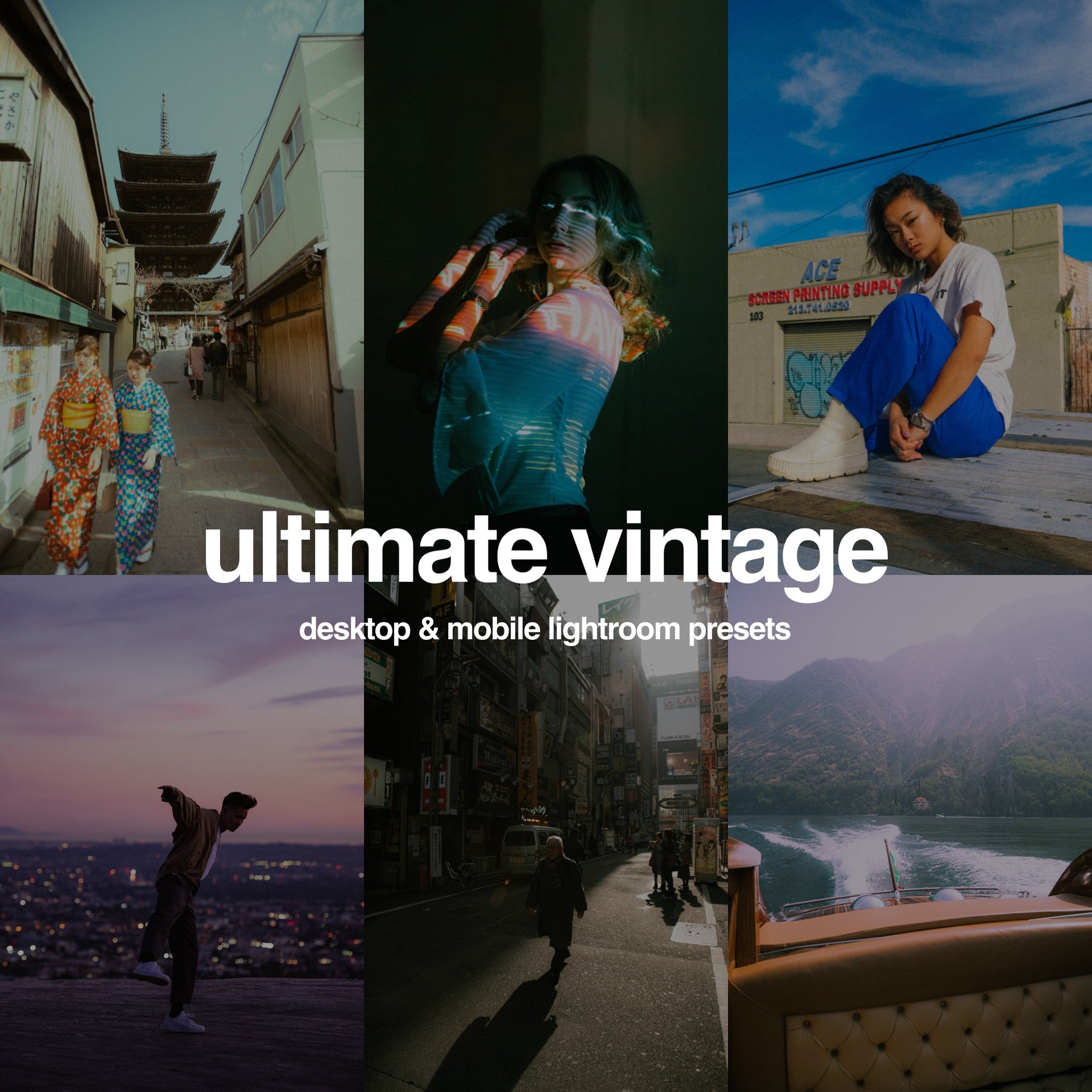 Vintage Lightroom Preset Pack & Gridfiti