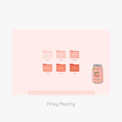 Peach Folder Icon Pack & Gridfiti