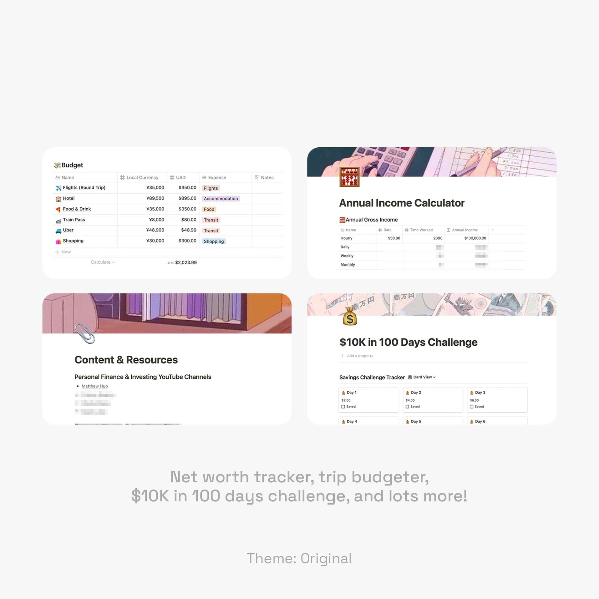 The Ultimate Personal Finance Dashboard for Notion & Gridfiti