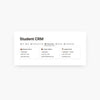 Notion Student CRM Template