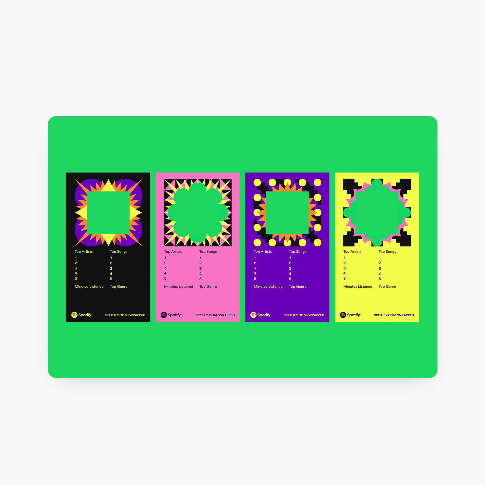 Spotify Wrapped Templates for Canva [2024] & Gridfiti