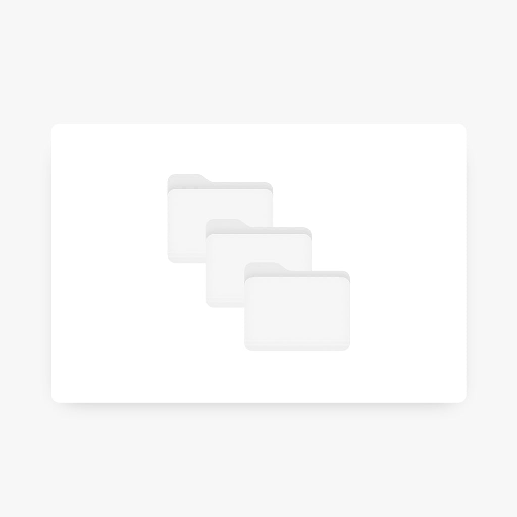 White Folder Icon