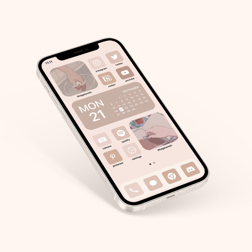 Beige Neutral App Icons